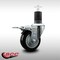 Service Caster 3.5'' SS Black Poly Swivel 1-5/8'' Expanding Stem Caster Total Lock Brake SCC-SSEXTTL20S3514-PPUB-BLK-158 - alternate 3